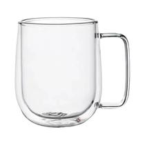 Caneca de Café de Vidro Borosilicato - Parede Dupla, Resistente ao Calor (150-350ml)