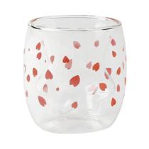Caneca De Café De Vidro De Parede Dupla Com Gato Fofo, Colher E Porta-copos Para Casa, Escritório,