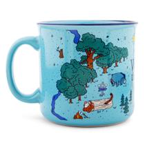 Caneca de café Disney Winnie the Pooh Map of the Hundred Acre Wood