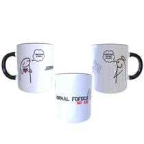 Caneca De Café Flork Jornal Fofoca No Ar 325Ml