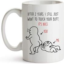 Caneca de café Funny Anniversary 350ml - After 2 Years I Still