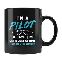 Caneca de café Funny Ceramic I'm a Pilot 350ml Caneca de café Funny Ceramic I'm a Pilot 350ml