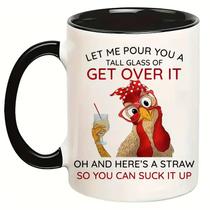 Caneca de café Funny Ceramic Let Me Pour You a Tall Glass of”