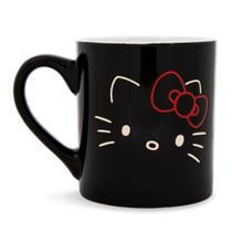 Caneca de café Hello Kitty Sanrio Black Outline Ceramic 400mL
