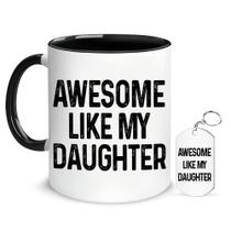 Caneca de café Hyturtle 330 ml Awesome Like My Daughter