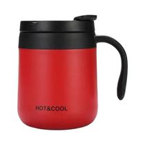 Caneca de Café Isolada com Alça - Copo de Aço Inoxidável 350ml/500ml