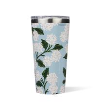 Caneca de café isolada Corkcicle Classic 470ml Blue Hydrangea Caneca de café isolada Corkcicle Classic 470ml Blue Hydrangea