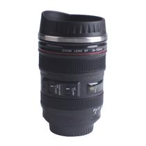 Caneca de café, lente de câmera, copo térmico de viagem com tampa JDYYICZ