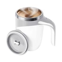Caneca De Café Magnética Em Aço Inoxidável Com Mistura Automática E Carregamento USB Caneca De Café Magnética Em Aço Inoxidável Com Mistura Automática E Carregamento USB