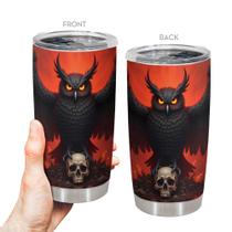 Caneca de café Oasisdream Tumbler 600ml com estampa de águia Caneca de café Oasisdream Tumbler 600ml com estampa de águia