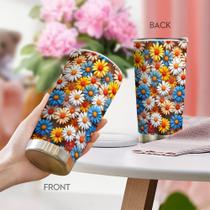 Caneca de café Oasisdream Tumbler 600mL com impressão Daisy Caneca de café Oasisdream Tumbler 600mL com impressão Daisy