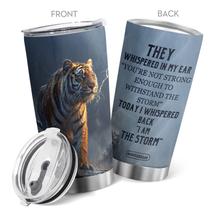 Caneca de café Oasisdream Tumbler 600mL de aço inoxidável Tiger