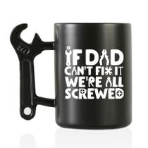 Caneca de café Onebttl, 400 ml, alça de cerâmica, presente