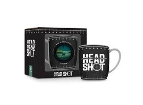 Caneca de cafe porcelana urban 360ml game- sniper head shot - Brasfoot Presentes