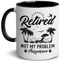 Caneca de café Retirement 'Not My Problem Anymore' 350 ml Caneca de café Retirement 'Not My Problem Anymore' 350 ml