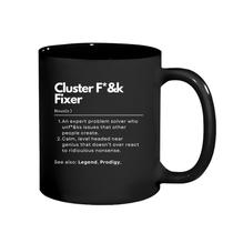 Caneca de café Sarcastic Funny Cluster F*k Fixer 350 ml de cerâmica Caneca de café Sarcastic Funny Cluster F*k Fixer 350 ml de cerâmica