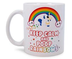 Caneca de café Seven20 Glitter Galaxy Unicorn 325ml Cerâmica