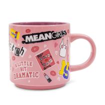 Caneca de café Silver Buffalo Mean Girls Icons Pink Ceramic 390mL