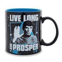 Caneca de café Silver Buffalo Star Trek Spock 590mL Cerâmica