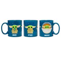 Caneca de café Silver Buffalo Star Wars The Mandalorian Baby Yoda Caneca de café Silver Buffalo Star Wars The Mandalorian Baby Yoda