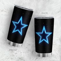 Caneca de café Tumbler Oasisdream 600 ml com estampa de estrelas Caneca de café Tumbler Oasisdream 600 ml com estampa de estrelas