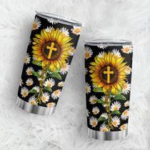 Caneca de café Tumbler Oasisdream 600mL com estampa floral