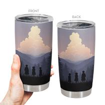 Caneca de café Tumbler Oasisdream 600mL de aço inoxidável