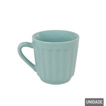 Caneca de Cerâmica 150ml Tiffany Canelada - Tudo em Caixa