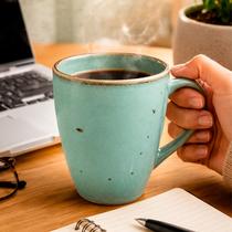 Caneca De Cerâmica 300ml Kit 2 un Verde Água Café Chá Rústica Caneca De Cerâmica 300ml Kit 2 un Verde Água Café Chá Rústica