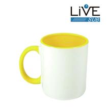 Caneca de cerâmica - 325 ml - alça / interno