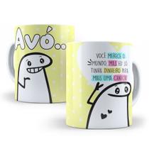 Caneca de Cerâmica 325ml Flork Família
