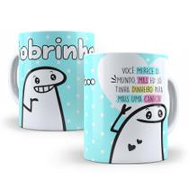 Caneca de Cerâmica 325ml Flork Família Caneca de Cerâmica 325ml Flork Família
