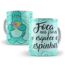 Caneca de Cerâmica 325ml Foca Focada
