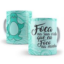 Caneca de Cerâmica 325ml Foca Focada