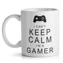 Caneca de Cerâmica 325ml Gamer Can't Keep Calm Yaay! CAN123