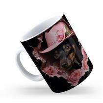 Caneca de Cerâmica 325ml Gatos e Dogs 3D