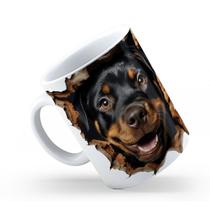 Caneca de Cerâmica 325ml Gatos e Dogs 3D