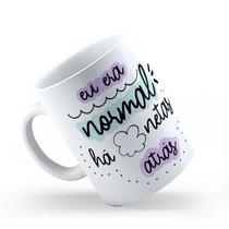 Caneca de Cerâmica 325ml Personalizada Eu Era Normal