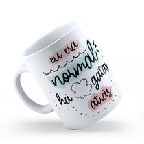 Caneca de Cerâmica 325ml Personalizada Eu Era Normal