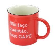 Caneca De Cerâmica 330Ml Frases Café Bom Dia