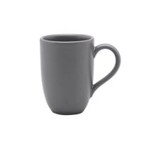 Caneca De Cerâmica 350ml Flat Chumbo Acetinado Oxford Caneca De Cerâmica 350ml Flat Chumbo Acetinado Oxford