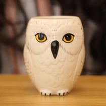 Caneca De Cerâmica 3D De Coruja Hedwig De Harry Potter Para Café E Chá De Escritório