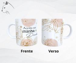 Caneca de Cerâmica - Aceita ser minha Dinda