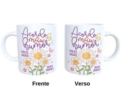 Caneca de Cerâmica - Acordo de mau humor, volte daqui duas horas