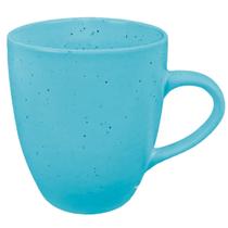 Caneca De Cerâmica Azul 310ml Xícara Café 9194 - Mimo Style