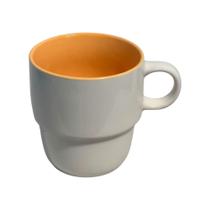 Caneca De Cerâmica Bicolor Amarela Design Caneca De Cerâmica Bicolor Amarela Design