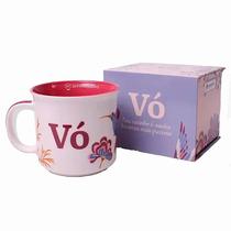 Caneca de Cerâmica Bordados de Vó 350ml 10026136 - ZonaCriativa