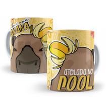 Caneca de Cerâmica Branca 325ml Capivare-se Caneca de Cerâmica Branca 325ml Capivare-se