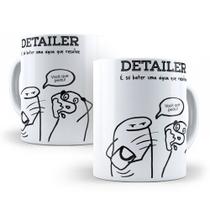 Caneca de Cerâmica Branca 325ml Flork Profissões Caneca de Cerâmica Branca 325ml Flork Profissões