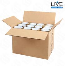 Caneca de Cerâmica Branca para Sublimação Live Classe AAA 325ml - 36 Unidades